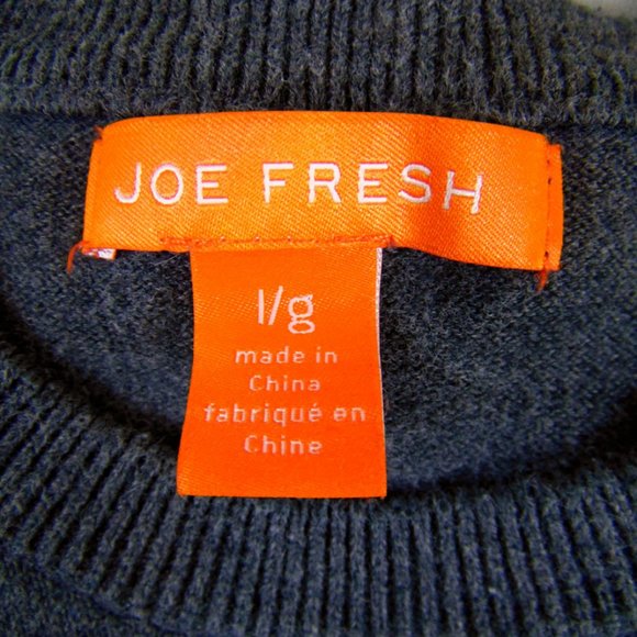 Joe Fresh Long Sleeve Striped Pullover - Size L - Picture 4 of 4